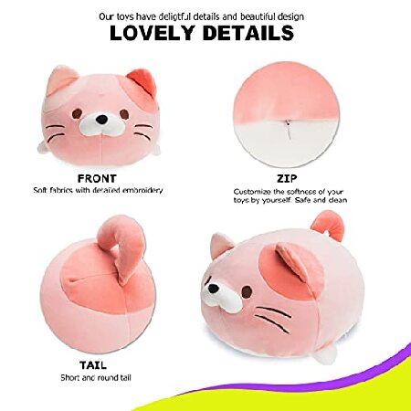 Onsoyours Super Soft Cat Plush Toy, Fluffy Chubby Kitty Stuffed