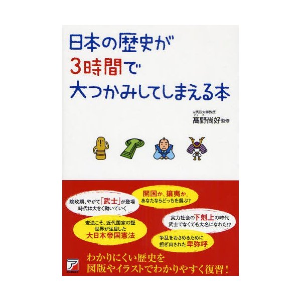 日本の歴史が3時間で大つかみしてしまえる本