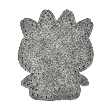 DIY 鎖圈 9x12cm  酷企鵝 黑色  1個