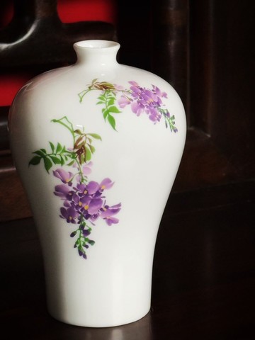 15cm 紫藤梅瓶