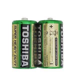 【東芝TOSHIBA】2號(C)環保 碳鋅電池 12入 (1.5V無汞 無鎘 無污染)