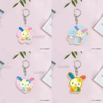 🐏熱門新品🐏花小兔周邊 日本爆款  花小兔吊飾 新款卡通花小兔Usahan小兔子壓克力鑰匙扣 掛飾 小掛件  可愛兔