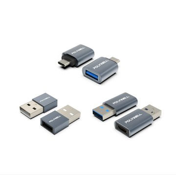polywell usb 2.0 type-a轉type-c 轉接頭 轉接器 適 macbook