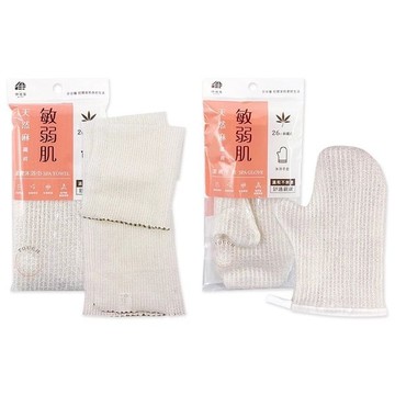 伴佳家 敏弱肌潔膚 手套／沐浴巾(1入) 款式可選【小三美日】