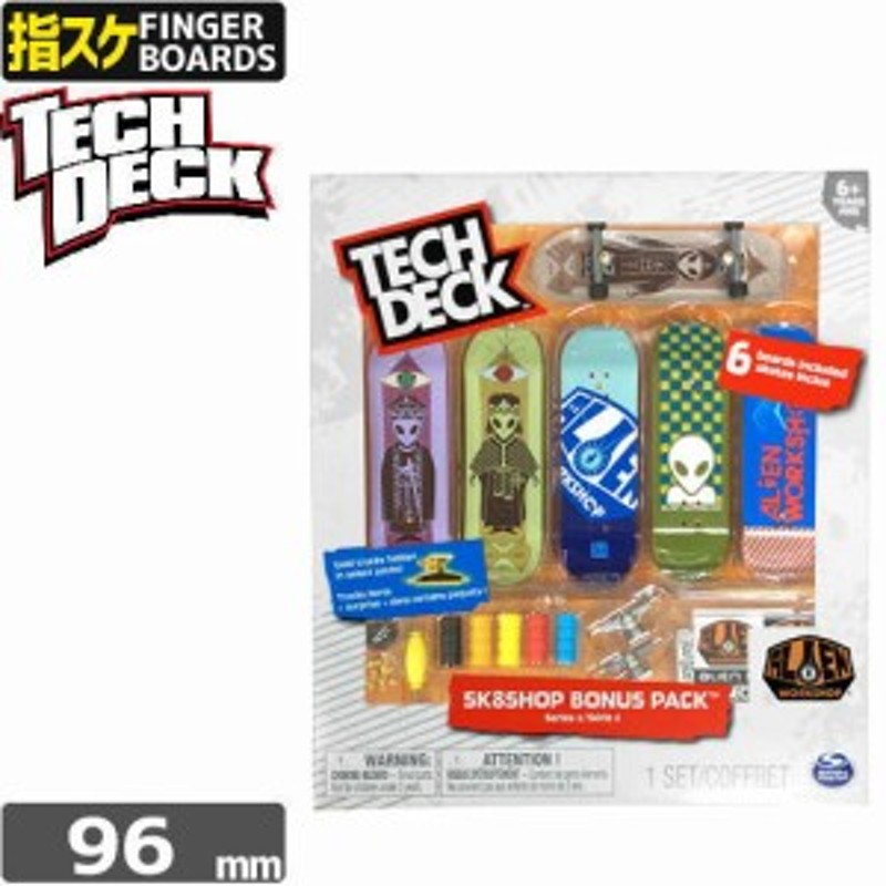 指スケ TECH DECK テックデッキ エイリアンワークショップ BONUSPACK 6