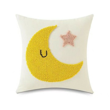 可愛簇絨抱枕(月亮) [大買家]