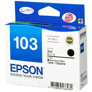 【文具通】EPSON T103150 墨水匣.黑NO.103 R1010450【APP滿額下單4%點數(單一帳號最高1500點)】5/31止