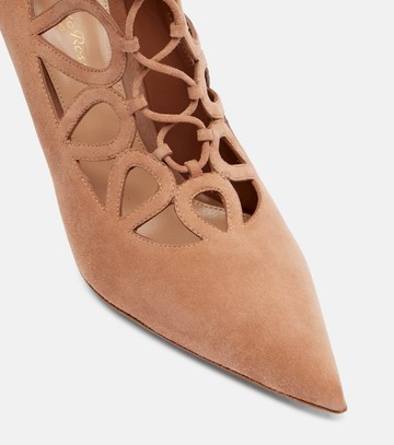 Gianvito Rossi Pointy 95 suede pumps