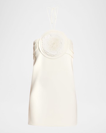 Liss Flower Halter Mini Dress