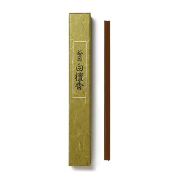 Nippon Kodo Daily Sandalwood Incense, 100 sticks, long, large
