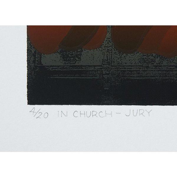 IN CHURCH-JURY　福田将裕（ふくだ まさひろ）　シルクスクリーン　シート販売　fukuda-0617-0015