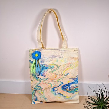 獨一無異 手染布袋  肩背包  單肩包  電腦袋 纯棉杋布袋  PQ-010