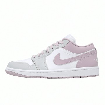 Nike 休閒鞋 W Air Jordan 1 Low 女鞋 男鞋 粉紅灰 喬丹 AJ1 DC0774-606