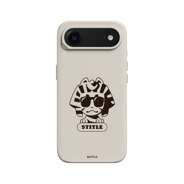 iPhone Air SolidX 貝殼灰 - 老高與小茉 - 抬頭星人系列-法老王黑白款