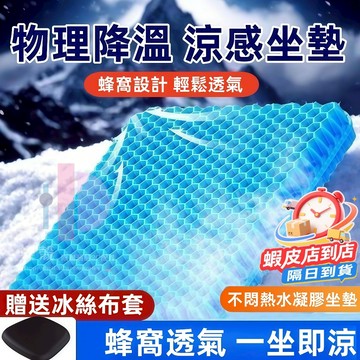台灣出貨🥇雞蛋坐墊 涼墊 坐墊 透氣坐墊 蜂巢坐墊  送防塵布套 蜂窩冰坐墊 雙面蜂巢透氣椅墊屁墊墊子 冰涼墊蜂巢凝膠