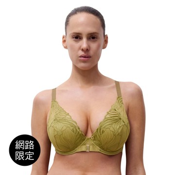 【Chantelle】集中托高內衣>BCD罩杯>芥末綠(15YNA_0TJ)【Legend】