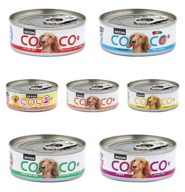 【蝦皮直營】SEEDS 惜時 聖萊西 COCO愛犬機能餐罐 80g 多口味任選 罐頭 犬 狗食 現貨