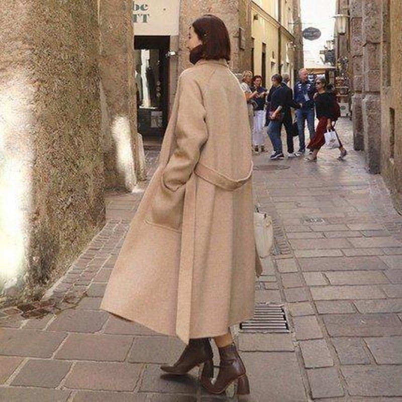 チェスターコート レディース 長袖 ロング丈 無地 厚手 防寒 暖かい