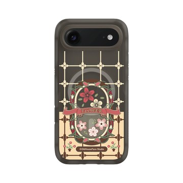 iPhone Air AirX 本質黑 - 老屋顏 Old House Face - 鐵窗花 - 花卉