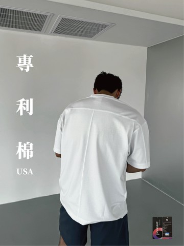 專利棉™- 高磅線性Tshirt/深灰L號