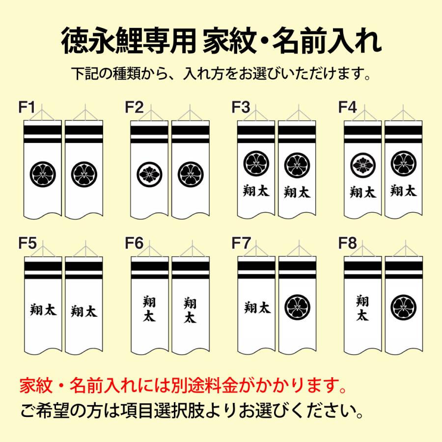 こいのぼり 徳永鯉 鯉のぼり 庭園用 2.5m7点スタンドセット 砂袋 夢はるか 古典鯉幟 撥水加工 ポリエステルメロンアムンゼン 家紋・名入れ可能 116-169