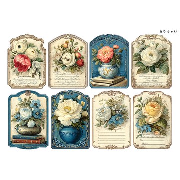 【10月新作】20-103-0224 裁切紙・拼貼素材