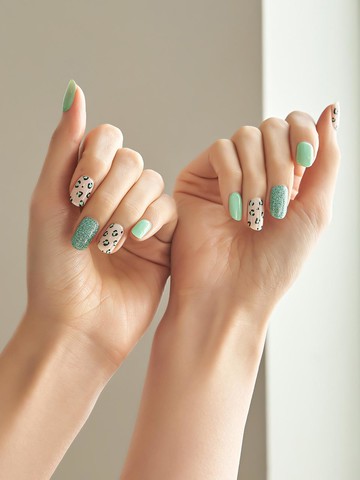 Edge U Shop Gel Neomint Leopard Gell Nail