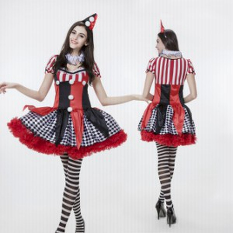 ハロウィン ピエロ トランプガール コスプレ衣装 Ps2492 通販 Lineポイント最大1 0 Get Lineショッピング