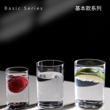 Krosno進口家用刻度杯50ml烈酒杯一兩二兩三兩無鉛白酒杯杯架套裝