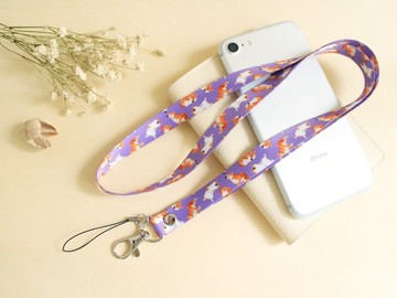 柴犬 小狗 掛繩 頸繩 證件帶 手機掛繩 胸帶 掛帶 包包掛飾 吊繩