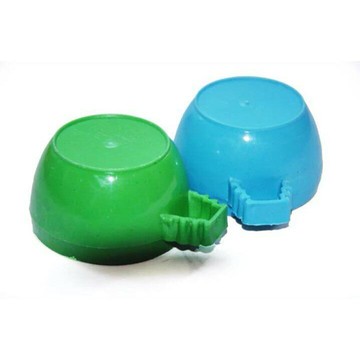 鸚鵡八哥 圓形食盆食盒水盆 鳥用圓形食盒 圓形內掛外掛食槽 合美健蛋黃粟食盒【現貨】