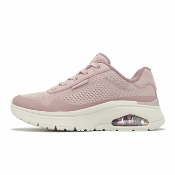 Skechers 休閒鞋 UNO Flex 女鞋  粉 氣墊 緩衝 綁帶 厚底 177794MVE