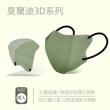 【🔥9.6萬人收藏】10片 3d口罩 獨立包裝立體口罩 小臉口罩 魚型口罩 透氣口罩 一次性3D立體口罩 三層加厚口罩