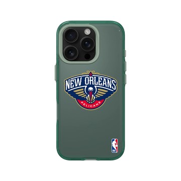 iPhone 16 Pro Clear 憂墨綠 - NBA - Logo-新奧爾良鵜鶘 New Orleans Pelicans