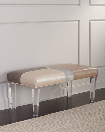 Lara Leather Bench