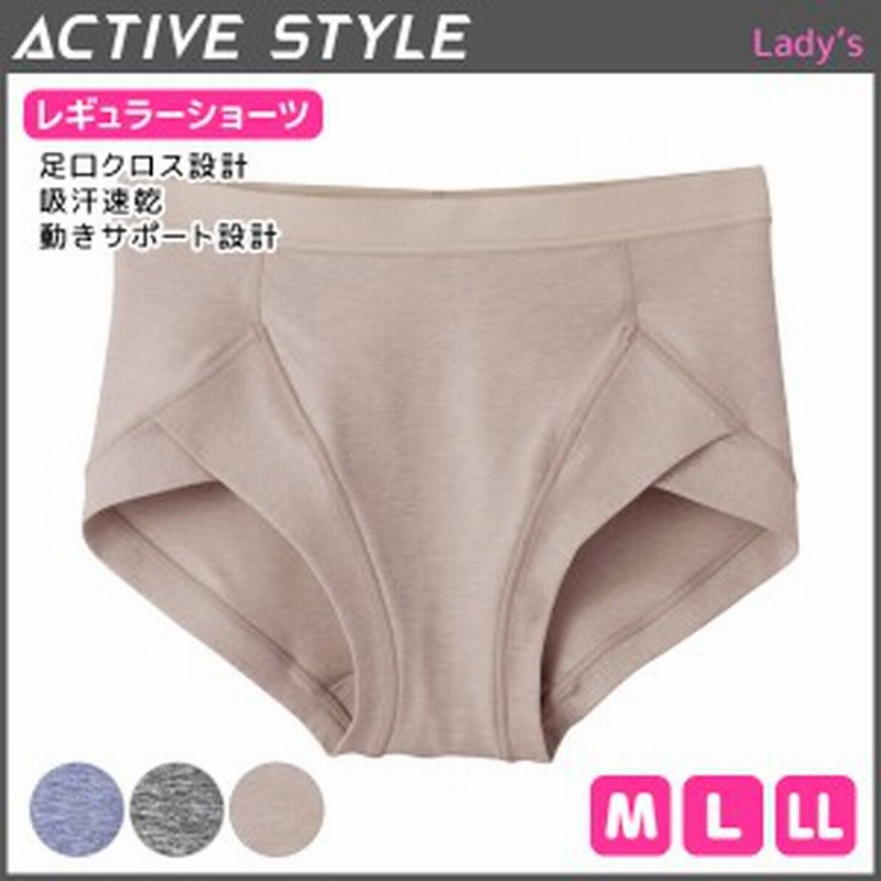 Active Style アクティブスタイル ハーフショーツ グンゼ Gunze パンツ スポーツ用 スポパン インナー ショーツ レディス レディースイ 通販 Lineポイント最大1 0 Get Lineショッピング