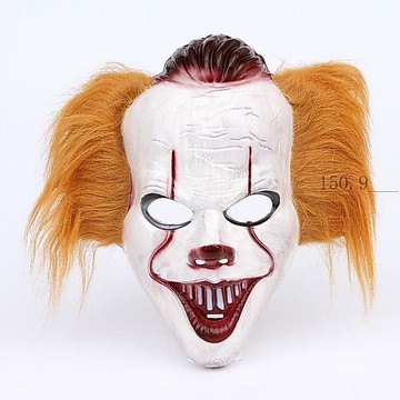 🌟臺灣出貨🌟萬聖節小丑回魂2Pennywise面具 新款假髮小丑面具 電影恐怖面具 萬聖節 萬聖節裝扮  萬聖節面具