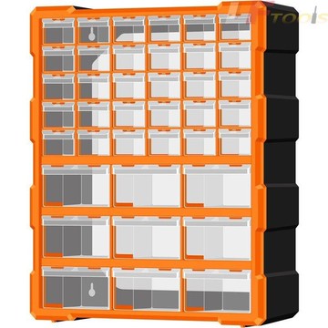 塑料盒抽屜式零件盒 工具盒 長方形收納盒多格物料盒電子元件螺絲盒 好用 方便