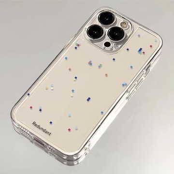 殼殼大世界簡約彩色格子點點適用蘋果15promax手機殼iPhone14手機套13情侶xs硅膠套12pro網紅11保護套16p新款