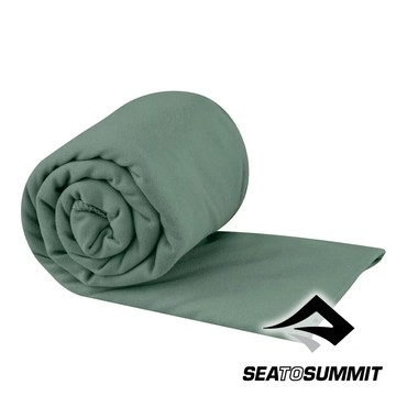 【Sea to Summit】口袋型快乾毛巾『鼠尾草綠』 ACP071051戶外 登山 露營 旅遊 出國 盥洗 洗澡 毛巾 浴巾