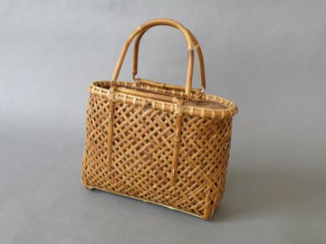 透織紋樣竹編包