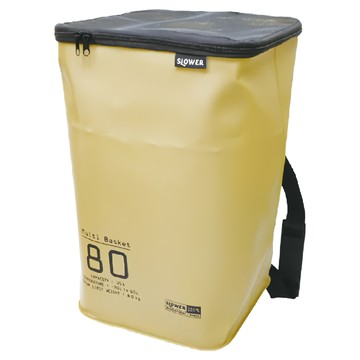 SLOWER 防水收納桶 網眼上蓋 斜揹帶設計  沙色  1個