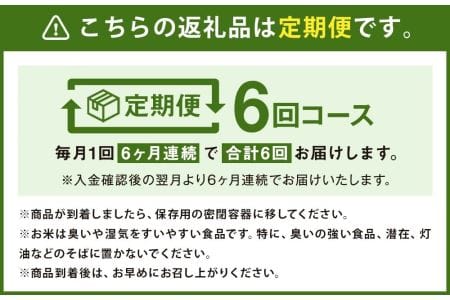 熊本県菊池産 ヒノヒカリ 5kg×6回 計30kg 玄米 米 お米