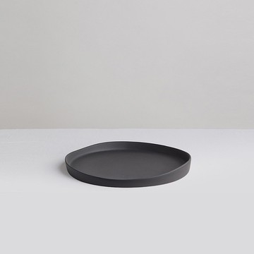 【3,co】水波系列圓形托盤(2號) - 黑