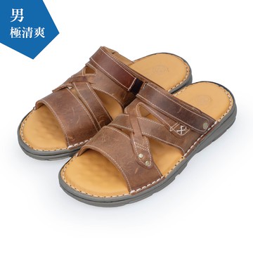 【清新自然】涼爽透氣涼拖男 - 瘋馬咖(5036)