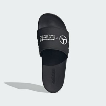 Adidas Adilette Comfort Mercedes JR1070 男 運動拖鞋 賓士聯名款 黑 白