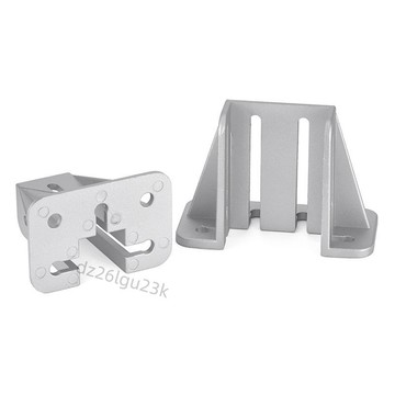 【台灣出品】鋁型材固定座鋁材質地腳座四方地腳固定座配件連接件支撐固定配件【熱賣】【低價】