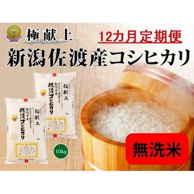 ふるさと納税 新潟県佐渡産コシヒカリ10kg＜無洗米＞5kg×2 新潟県佐渡市