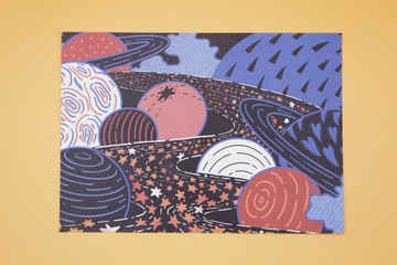 【明信片】星河 插畫明信片
