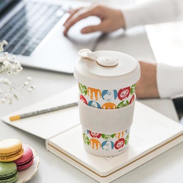 Moomin芬蘭姆明隨手杯北歐風咖啡杯戶外防燙便捷水杯子茶杯牛奶杯